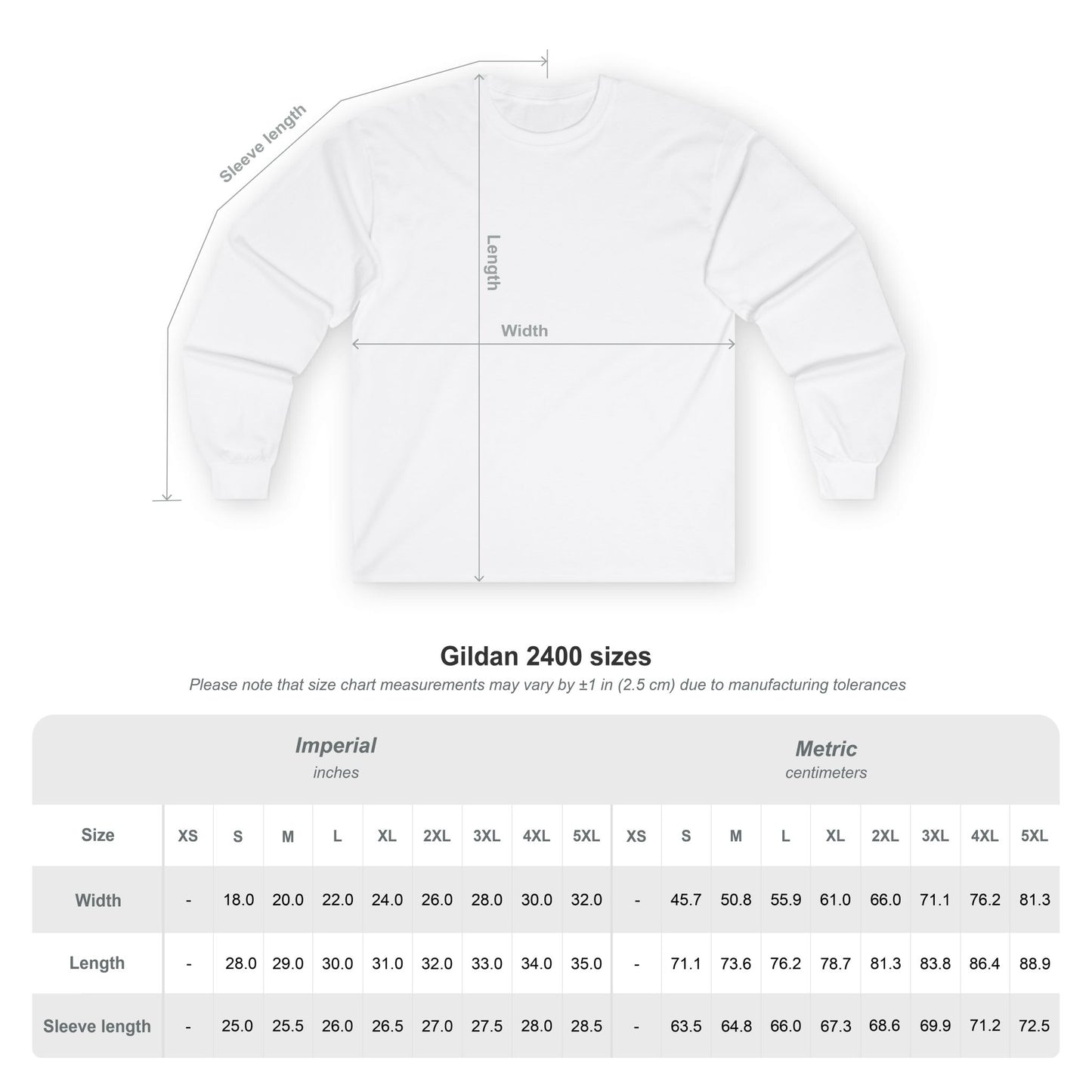 Grey Filters Album Long Sleeve