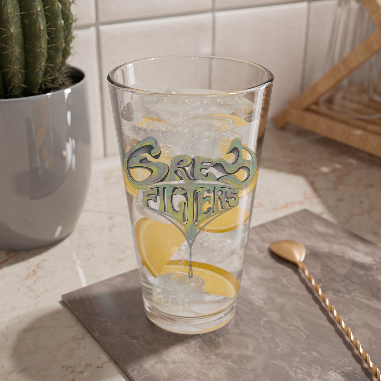 Grey Filters Gold Glass