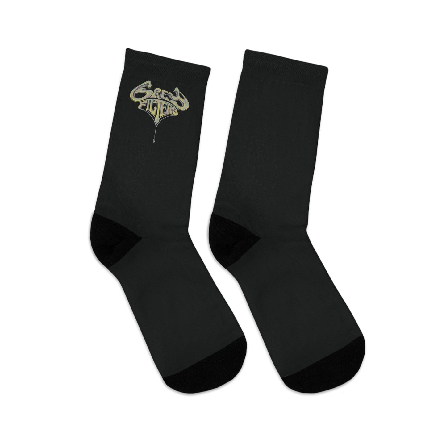 Grey Filters Gold Socks