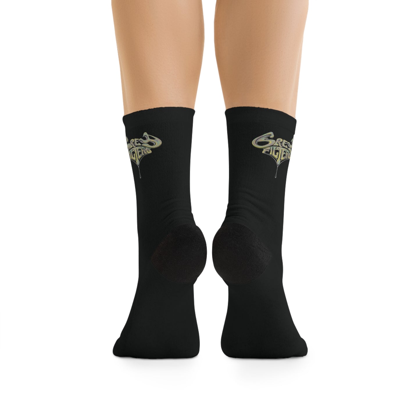 Grey Filters Gold Socks