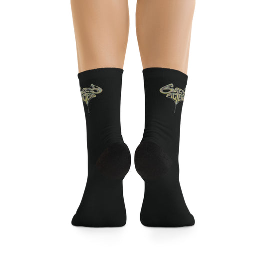Grey Filters Gold Socks